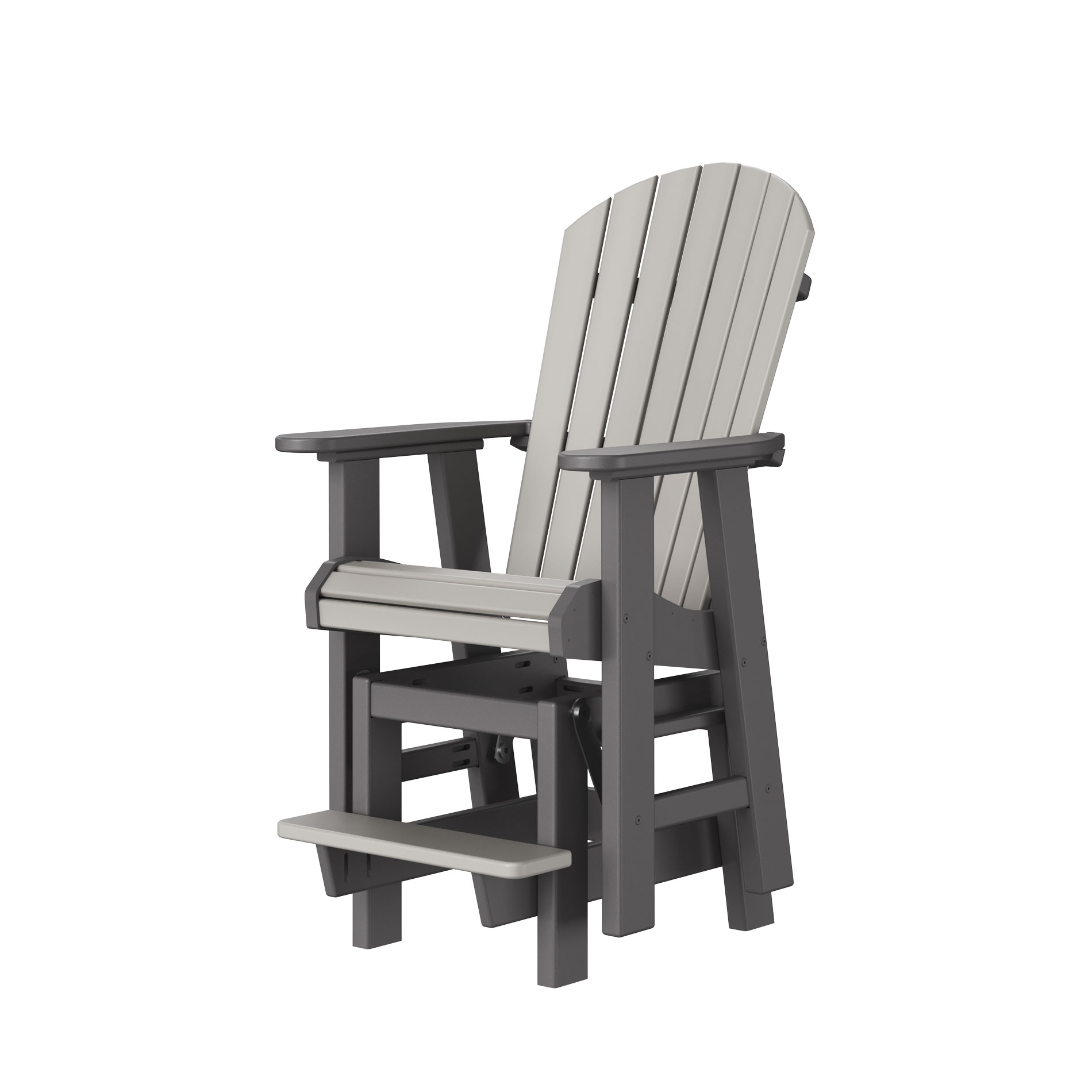 Fanback Counter Glider<br><span class="product_variant">28” W x 35” D x 50” H</span>